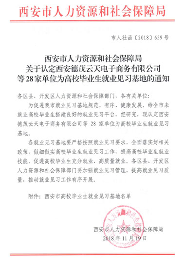 高校毕业生就业见习基地